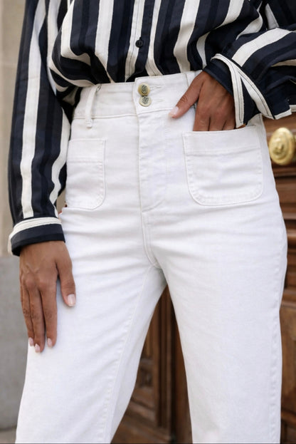 Elena denim blanco roto