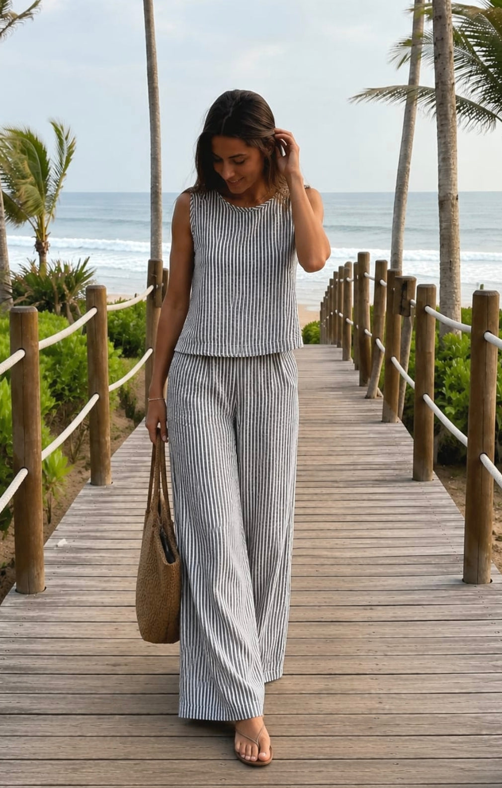 Top Minimal gris