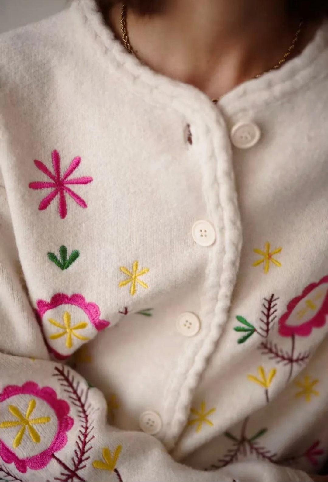 Cárdigan Sweet garden