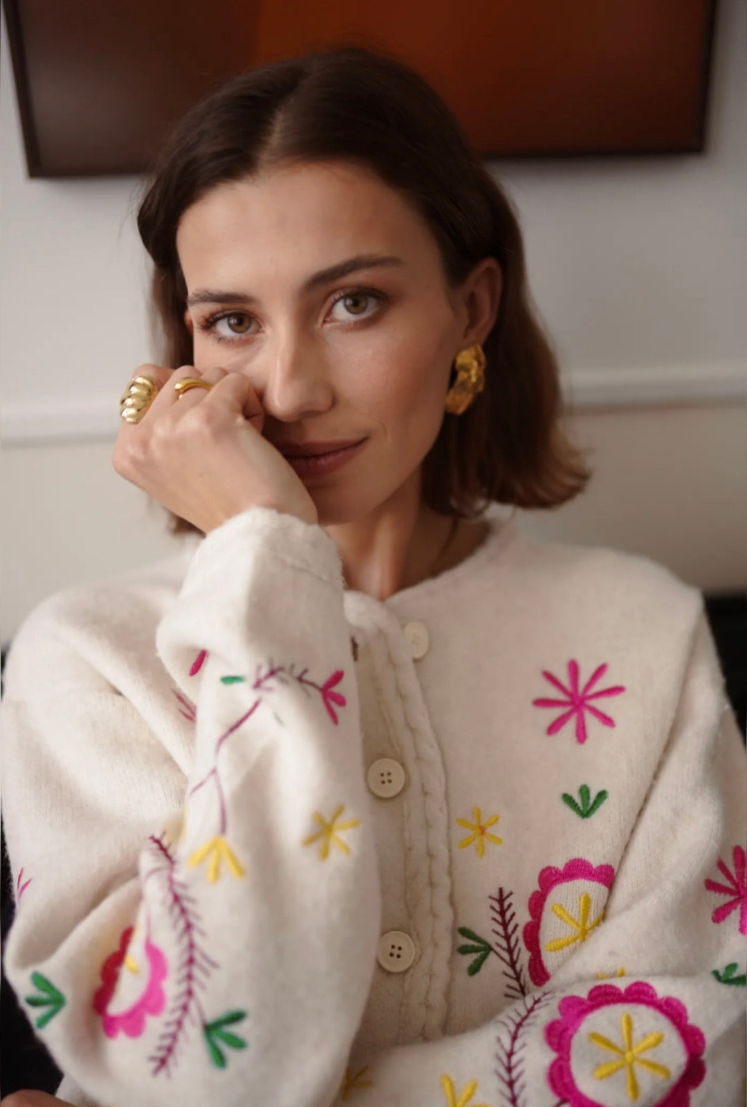 Cárdigan Sweet garden