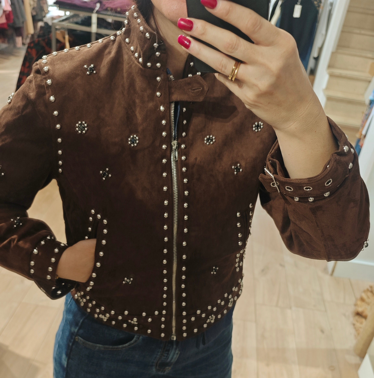 Cardigan Lourdes marrón