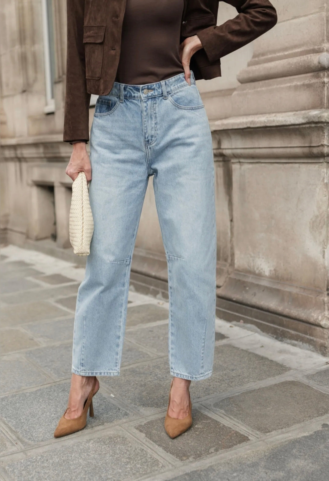 Jeans Balloon denim claro