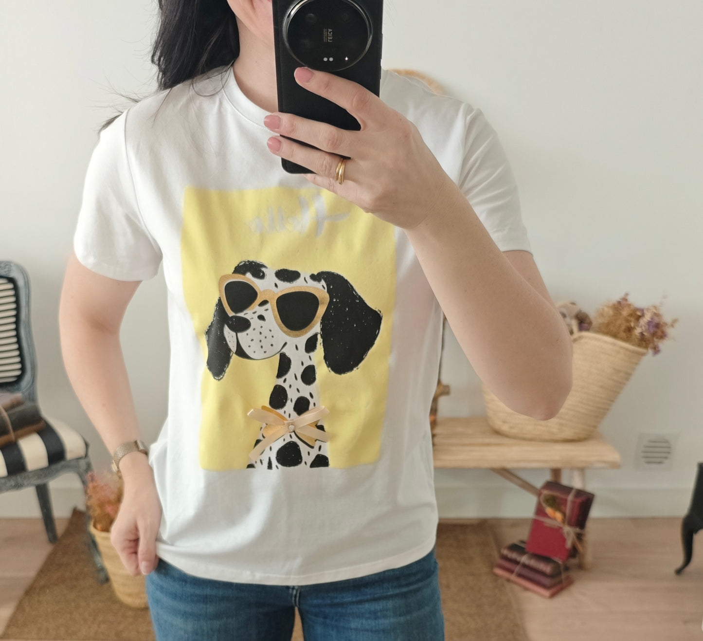 Camiseta Dálmata yelow