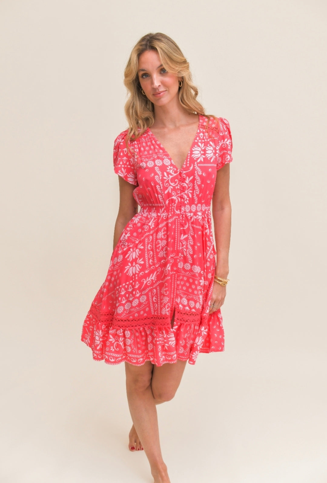 Vestido Hibisca carmen mini jaase