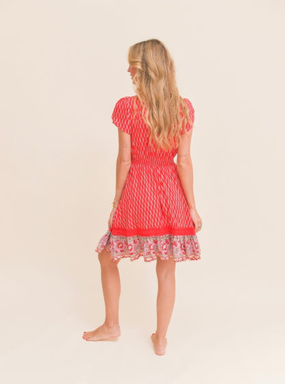Vestido Zelie carmen mini jaase