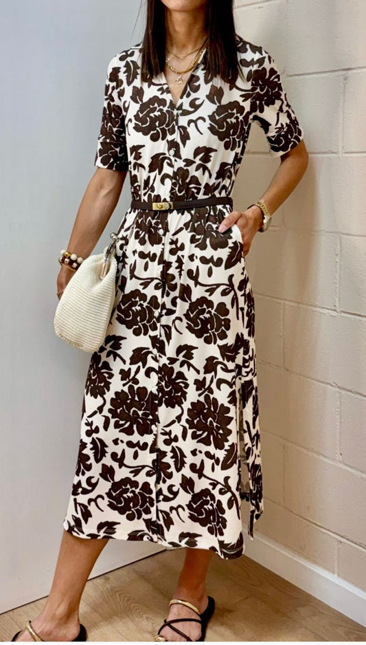 Vestido Irina chocolate