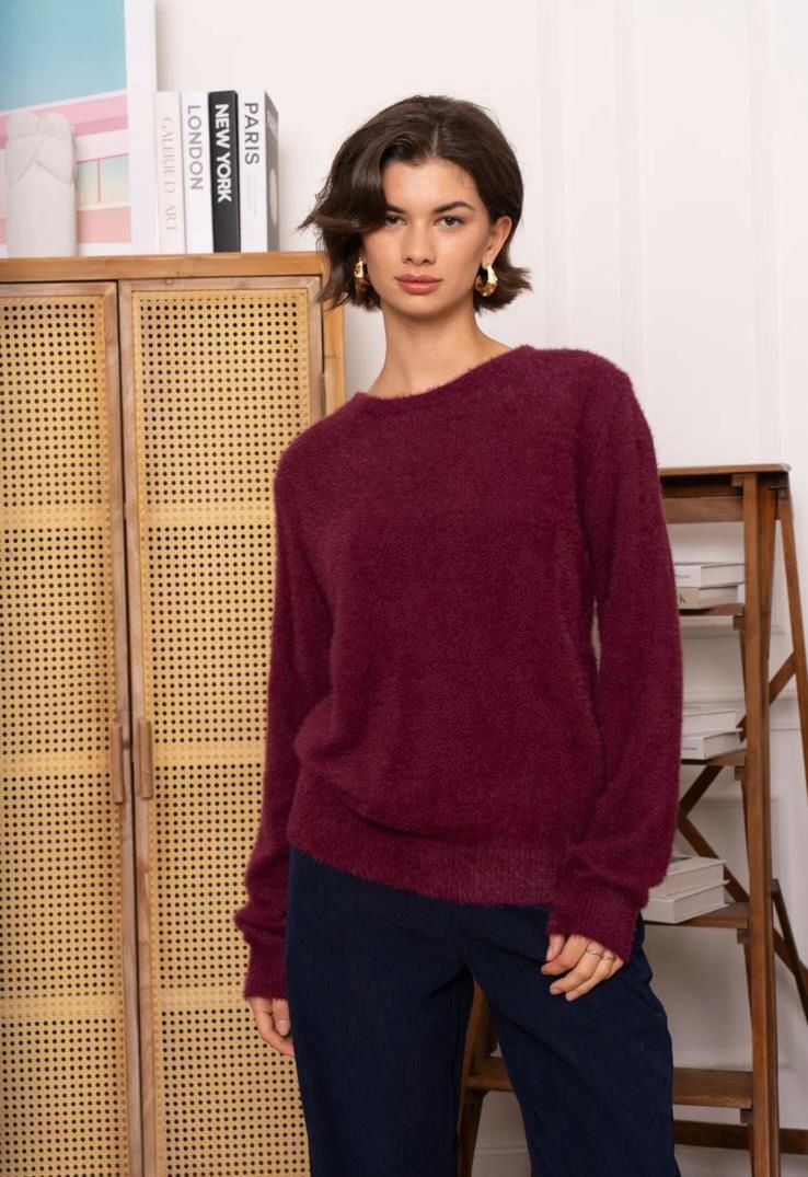 Jersey Fiona burdeos