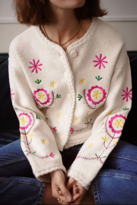 Cárdigan Sweet garden