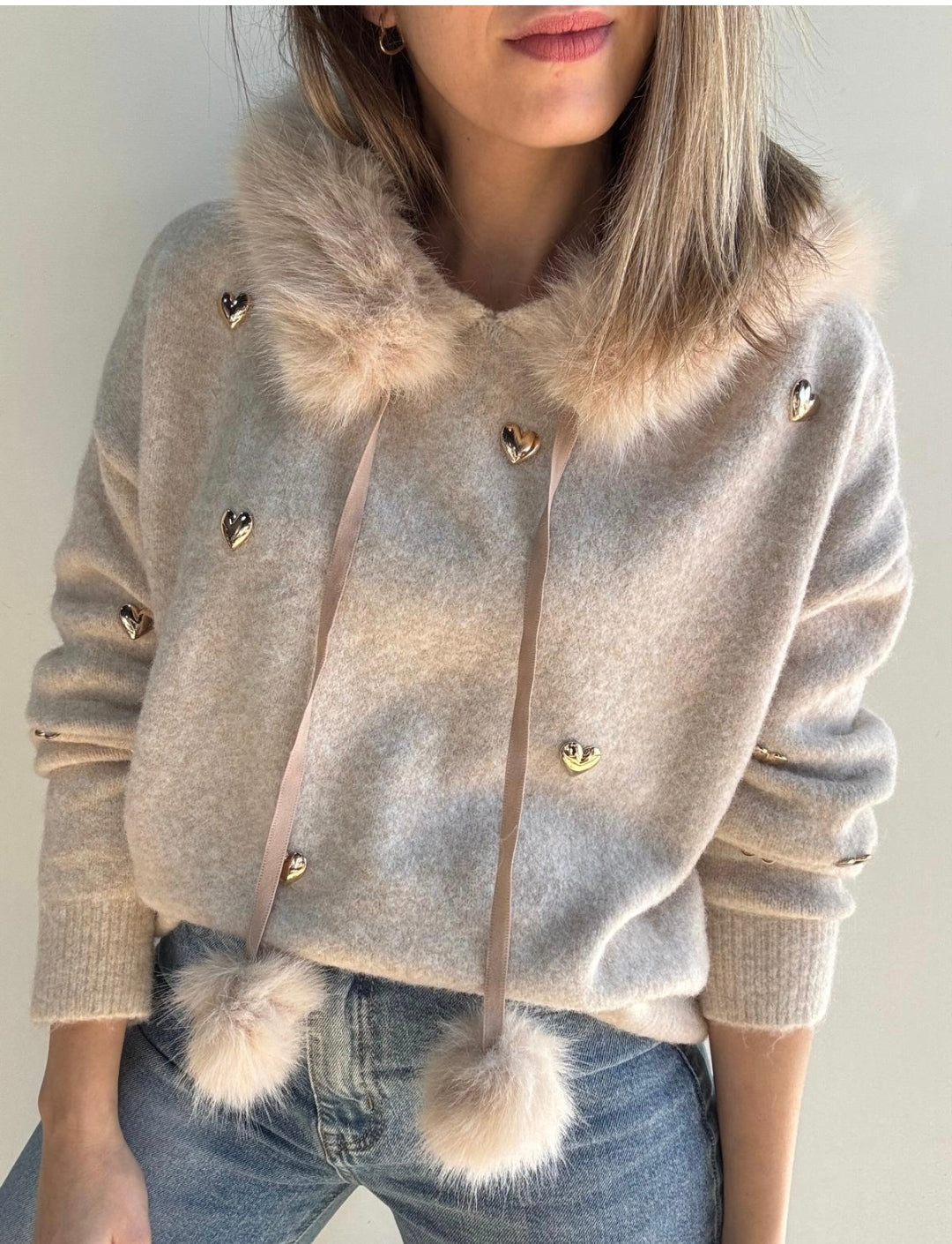 Sudadera Maider beige