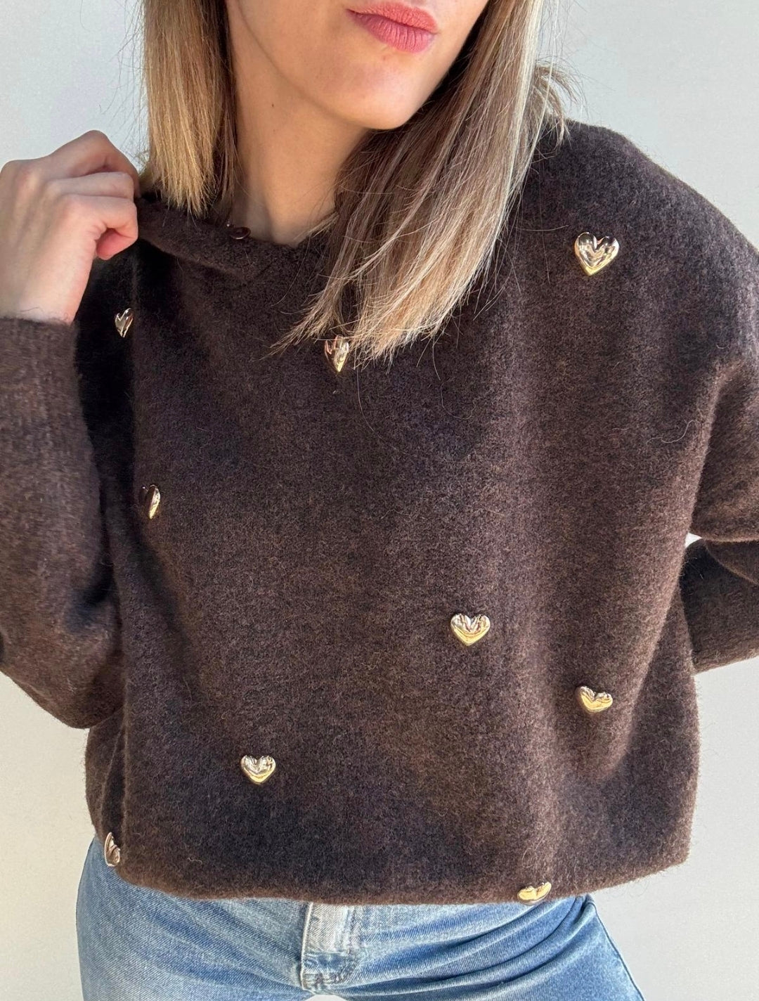 Sudadera Maider chocolate