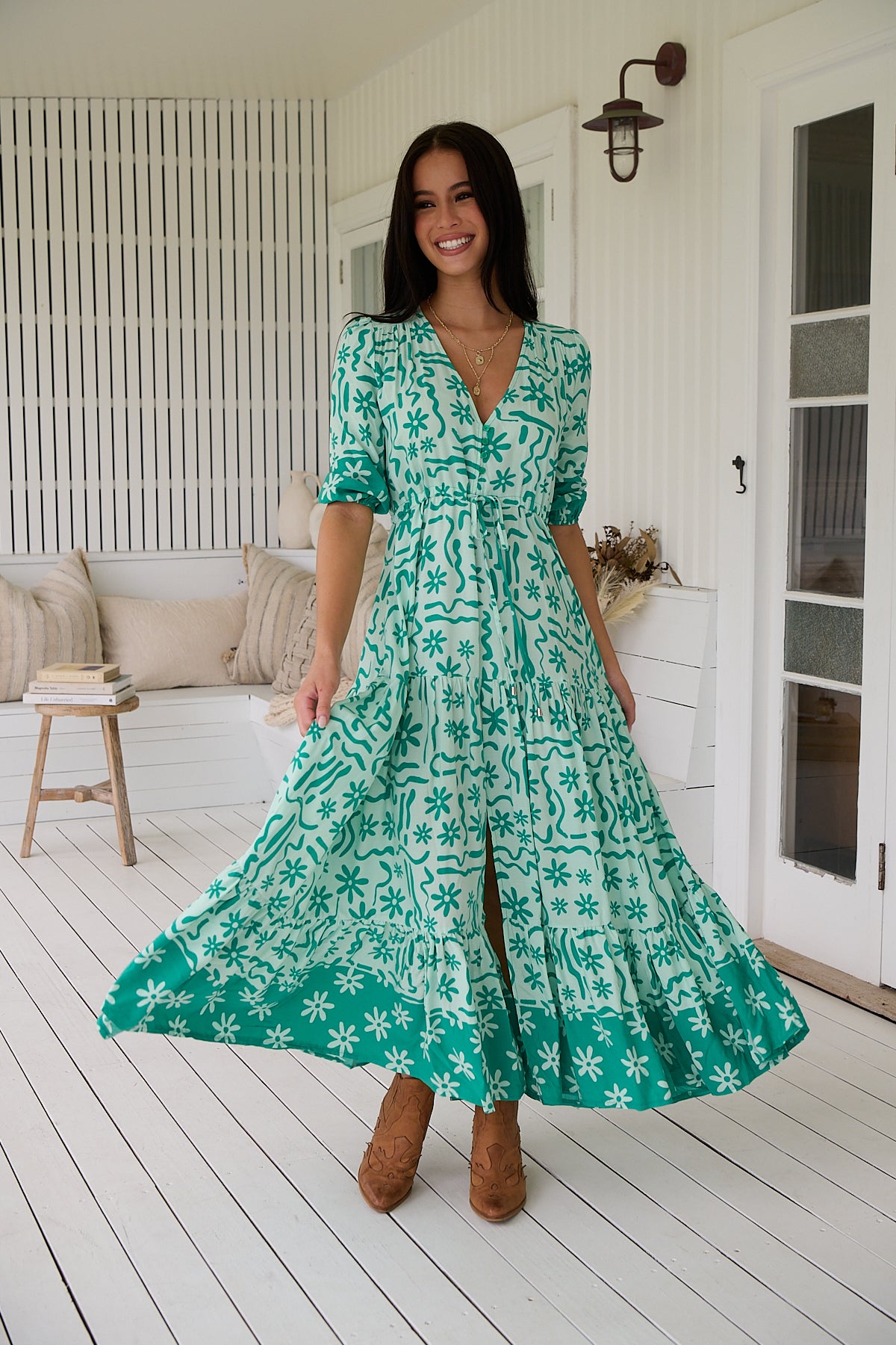 Vestido Mint Spritz Tessa Jaase