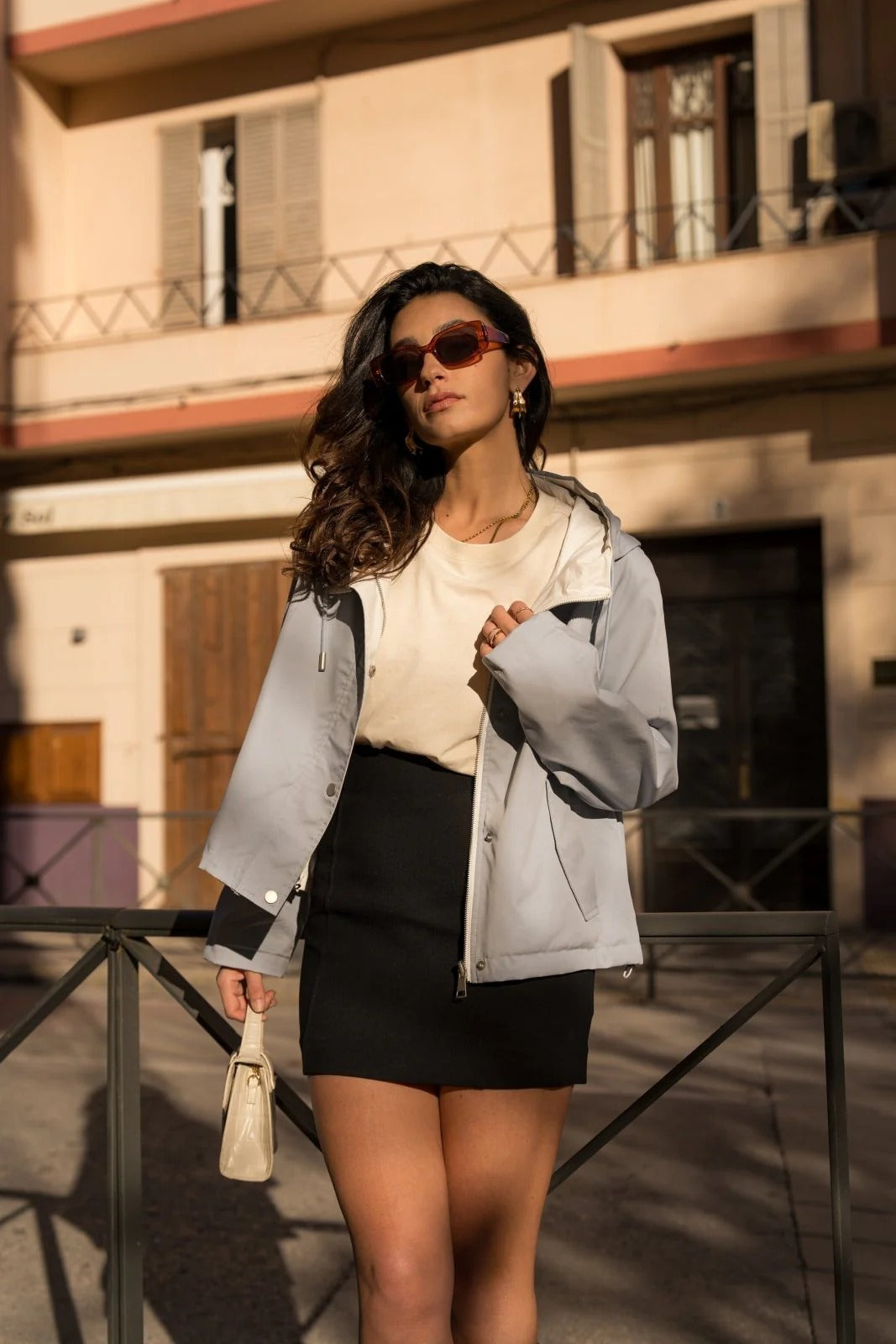 Gabardina Mariett celeste
