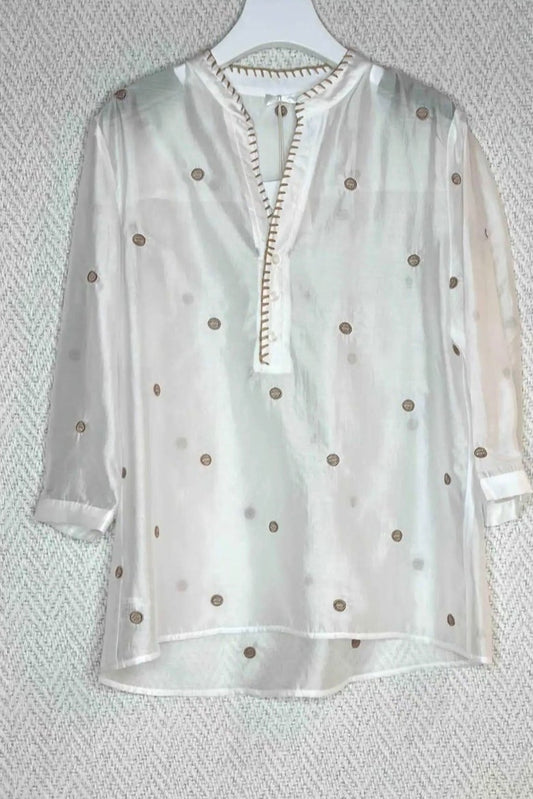 Blusa Portimao cuello panadero