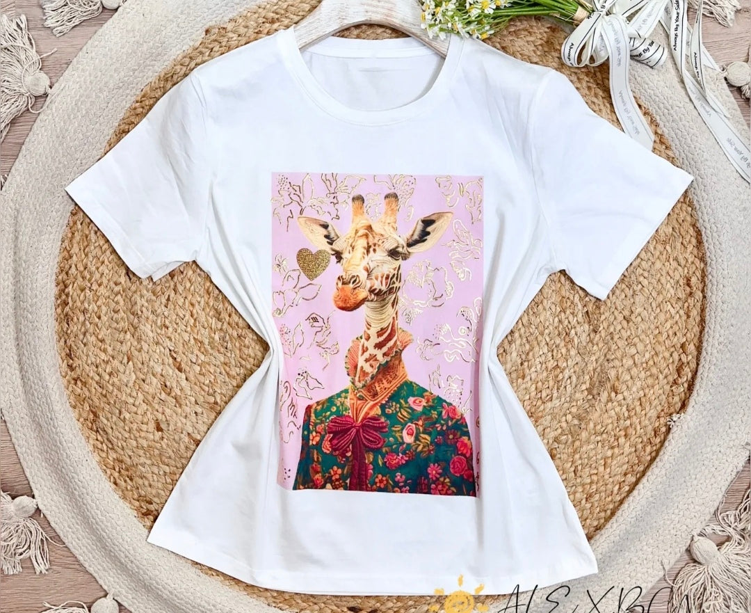 Camiseta doña jirafa