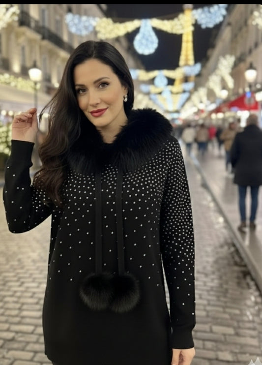 Sudadera Shine negro